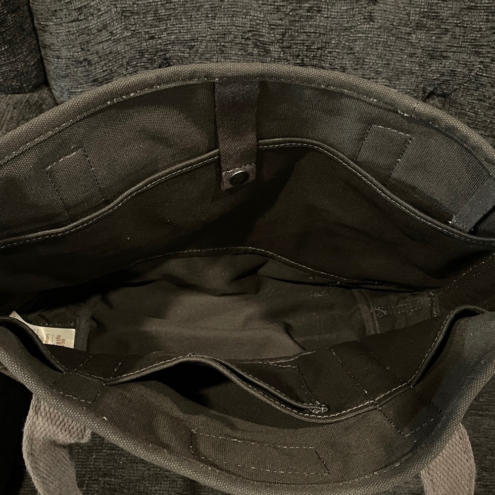 Land's End Camouflage Tote Bag - Black, Green & Gray. - Picture 8 of 9